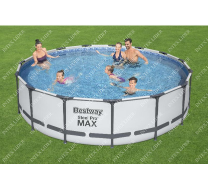 56488 Bestway Каркасный круглый бассейн Steel Pro Max 457х107 см